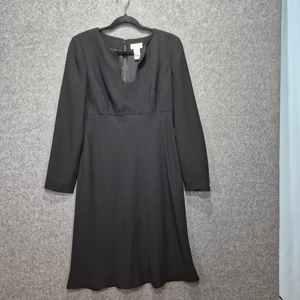 Vtg 90s Liz Claiborne Empire Dress Sz 8 LBD Chic Contemporary Classic